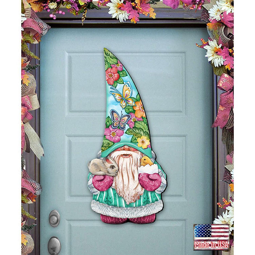 Spring Dwarf Easter Door Decor by G. Debrekht Image