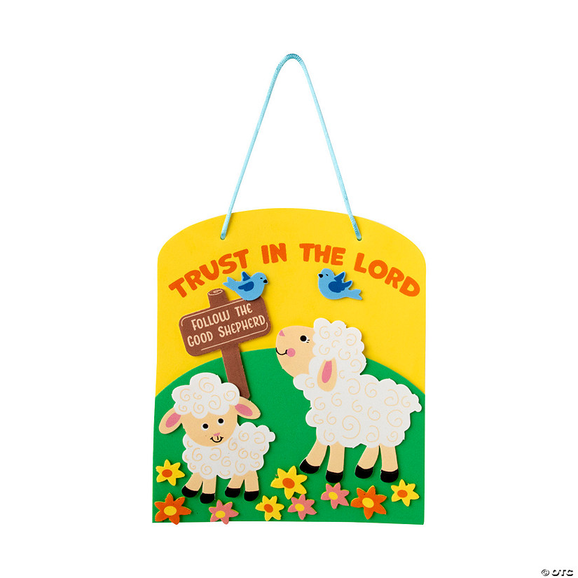 Spring Trust in the Lord Sign Craft Kit - Makes 12 Image