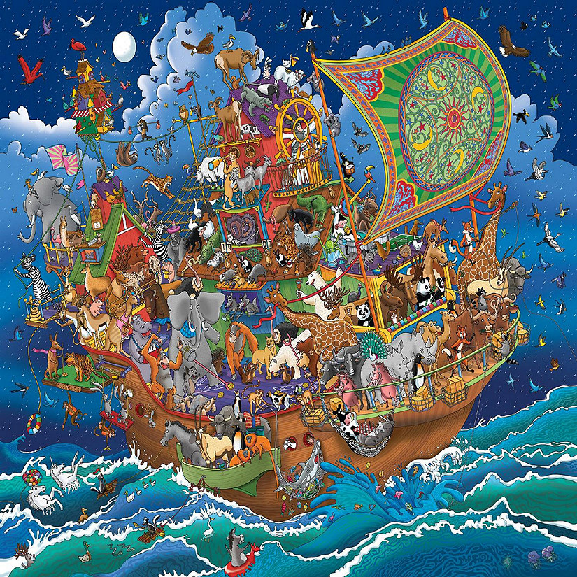Springbok Noah's Ark Adventure 400 Piece Jigsaw Puzzle Image