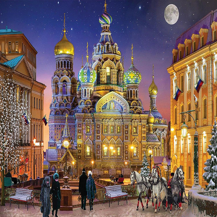 Springbok Russian Christmas 1000 Piece Jigsaw Puzzle Image