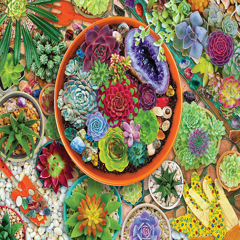 Springbok Succulent Garden 500 Piece Jigsaw Puzzle Oriental Trading