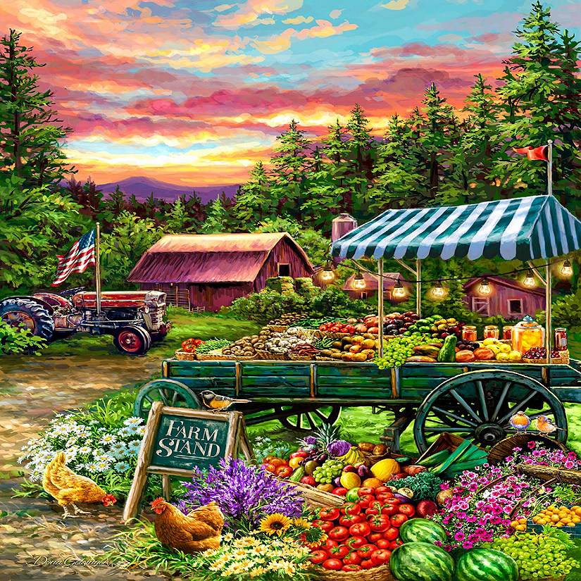 Springbok The Fruit Stand 500 Piece Jigsaw Puzzle Oriental Trading