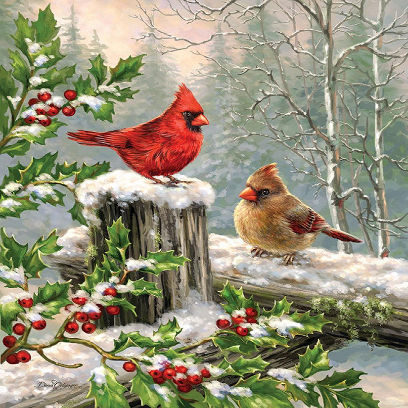 Morning Cardinal Jigsaw Puzzle