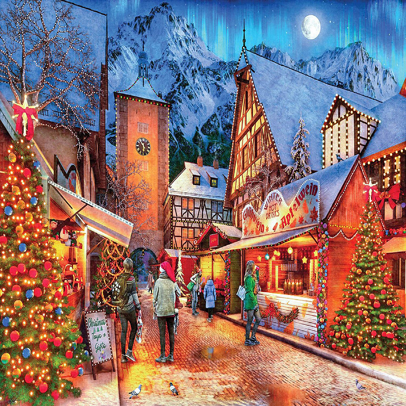 Springbok's 1000 Piece Jigsaw Puzzle Holiday Village - Made in USA