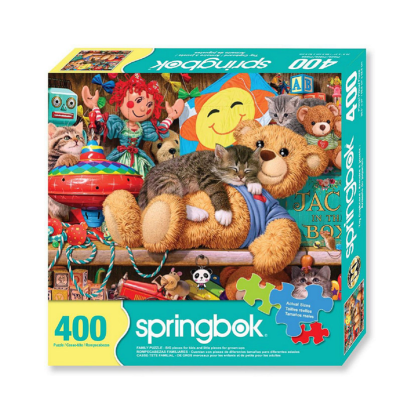 Springbok's 400 Piece Jigsaw Puzzle Toy Cupboard Made in USA