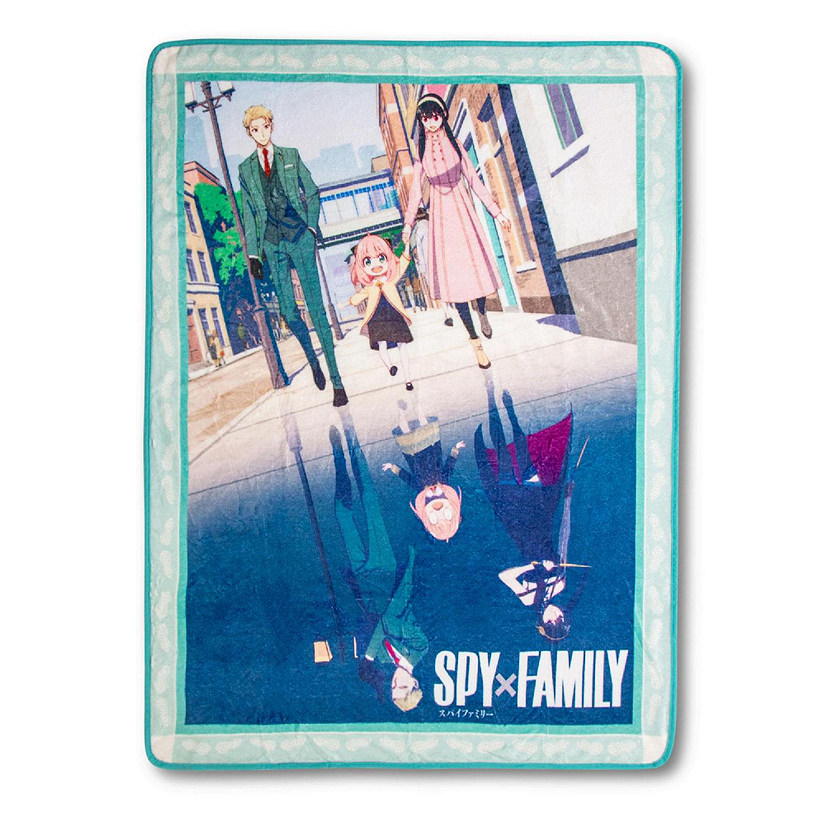 Spy x Family Forger Family Microplush Throw Blanket  45 x 60 Inches Image