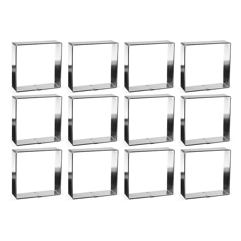 Square 3 inch Cookie Cutters Image