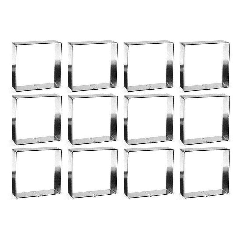 Square 3 inch Cookie Cutters Image