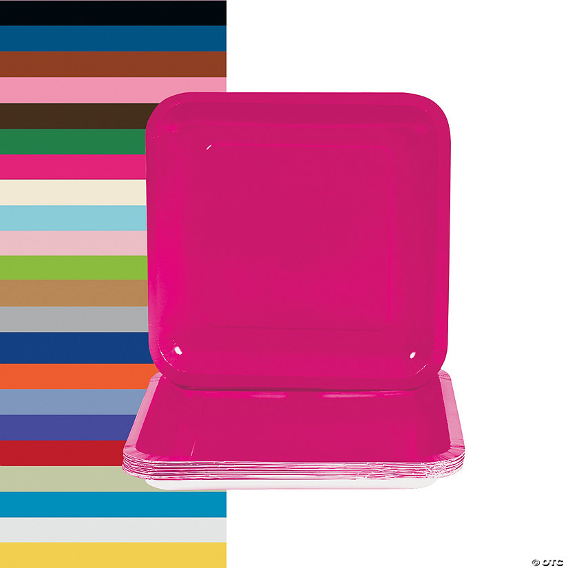 Square Paper Dinner Plates Oriental Trading