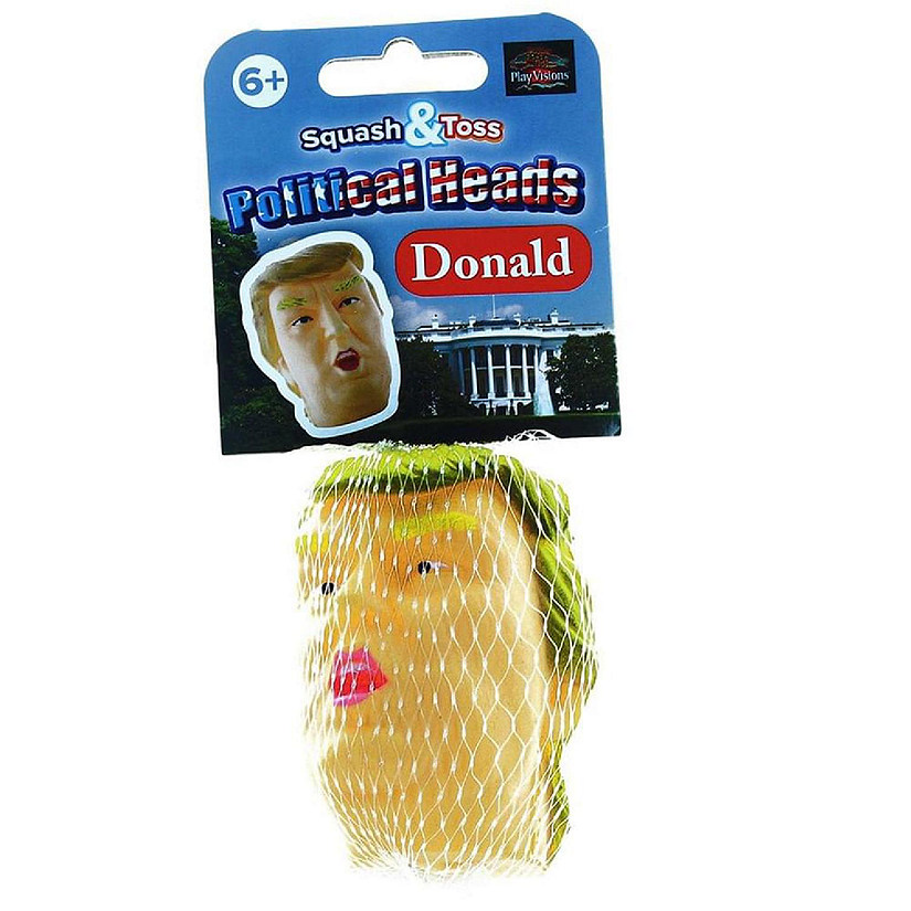 Squash and Toss Stress Ball: Donald Trump Image