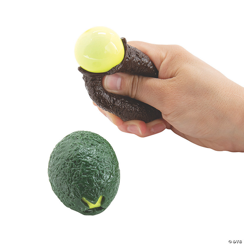 Squeeze-A-Dohz&#8482; Avocado Toys - 12 Pc. Image