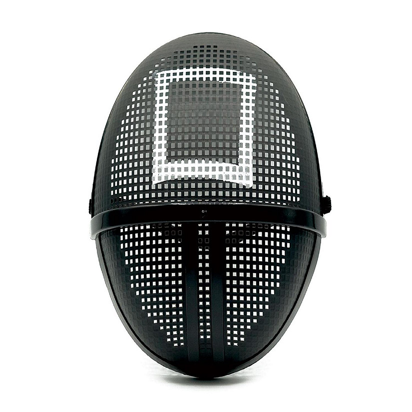Squid Game Inspired Square Plastic Costume Mask for Adults Manager