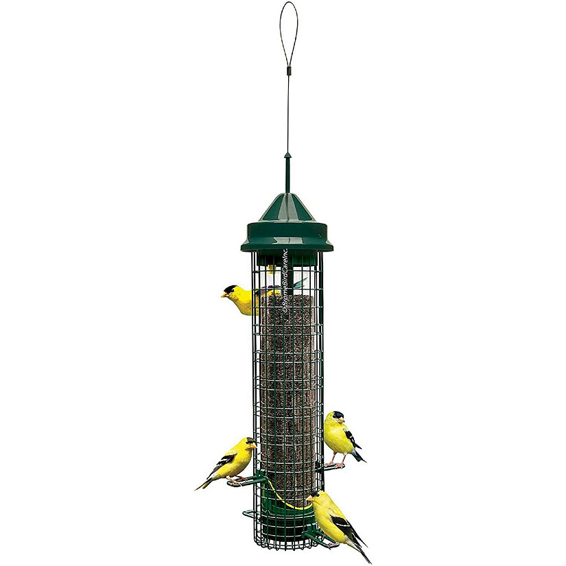 Squirrel Buster Finch Squirrel-proof Bird Feeder w 4 Metal Perches and 8 Feeding Ports, 2.4-pound Thistle Nyjer Seed Capacity Image