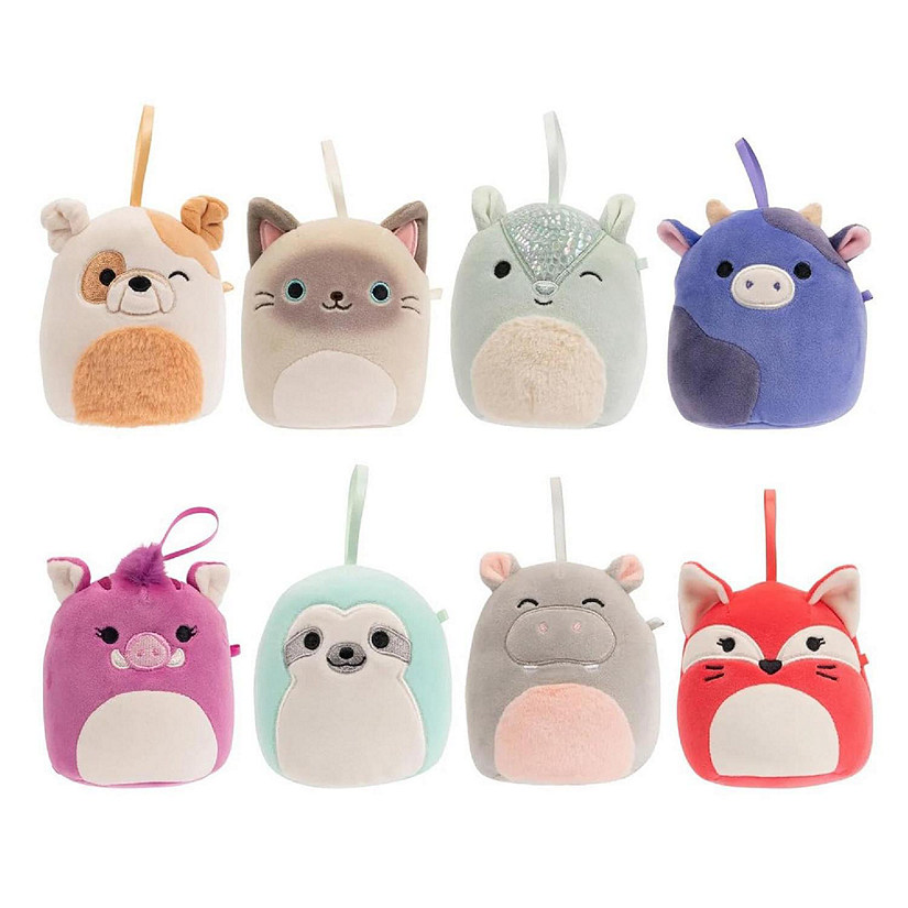 Squishmallow 4 Inch Plush Ornament 8 Pack  Animal Image