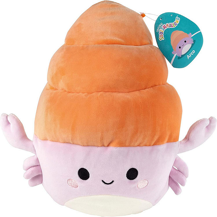 Squishmallows 10" Arco The Hermit Crab - Official Kellytoy New 2023 Plush - Crab Stuffed Animal Toy Image