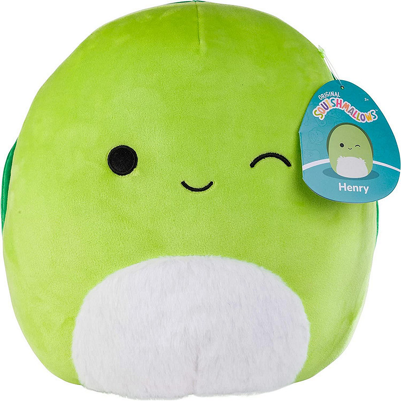 Squishmallows 10" Henry The Winking Turtle Plush - Official Kellytoy New 2023 - Cute and Soft Turtle Stuffed Animal Toy - Great Gift for Kids Image