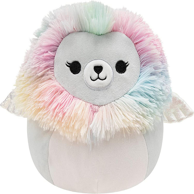 Squishmallows 8" Leonari The Rainbow Lion - Official Kellytoy Plush Lion Stuffed Animal Image
