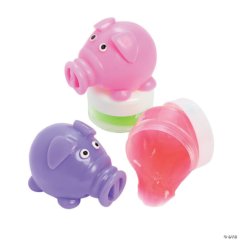 Squishy Pigs for Slime - Less than Perfect - 12 Pc. Image