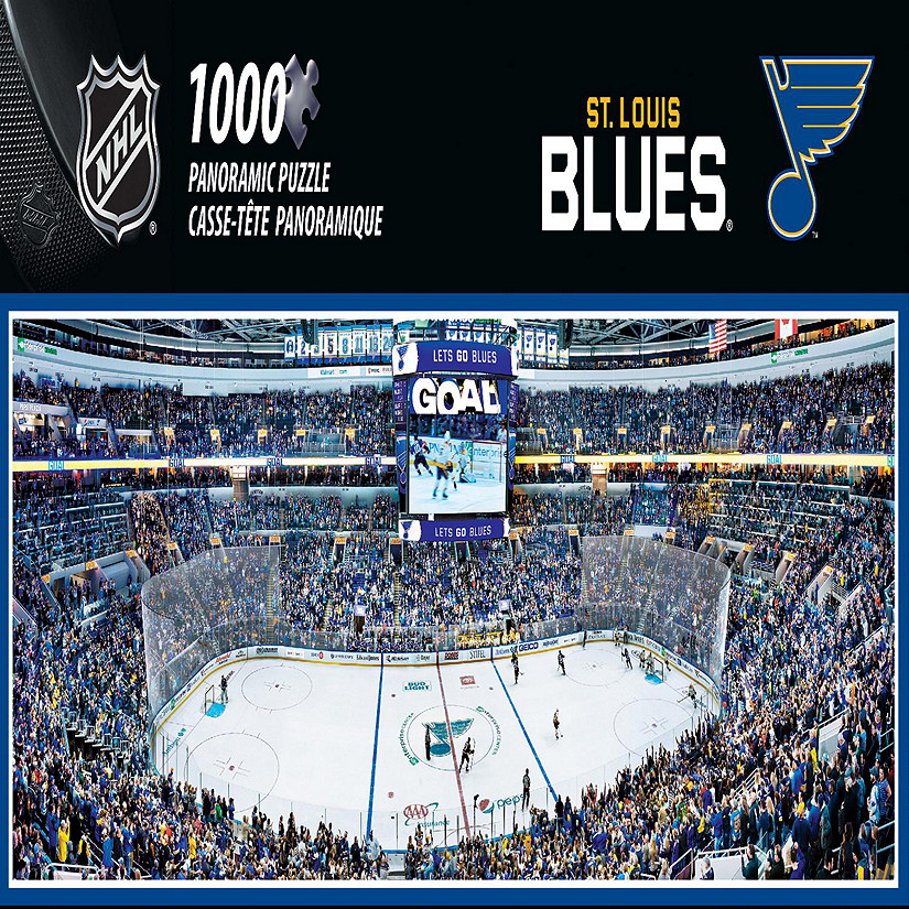 St. Louis Blues - 1000 Piece Panoramic Jigsaw Puzzle Image