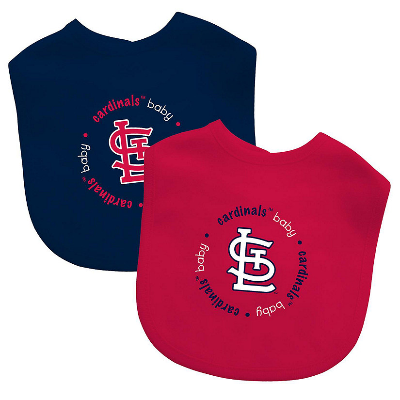 St. Louis Cardinals - Baby Bibs 2-Pack - Red & Navy Image
