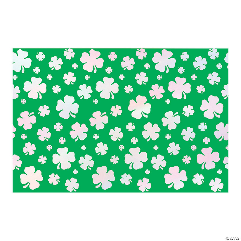 St. Patrick&amp;#8217;s Day Iridescent Backdrop - 3 Pc. Image