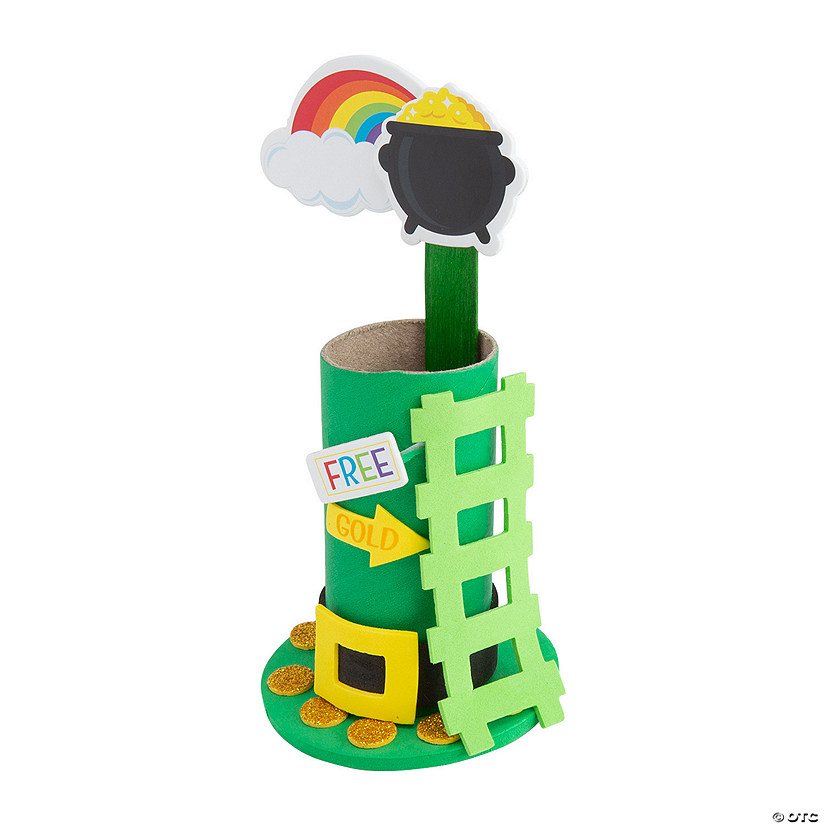 St. Patrick&#8217;s Day Leprechaun Trap Craft Kit - Makes 12 Image