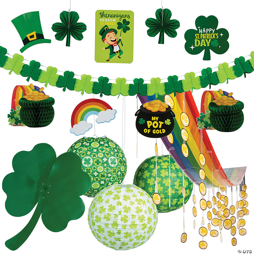 St. Patrick&#8217;s Day Mega Decorating Kit &#8211; 23 Pc. Image