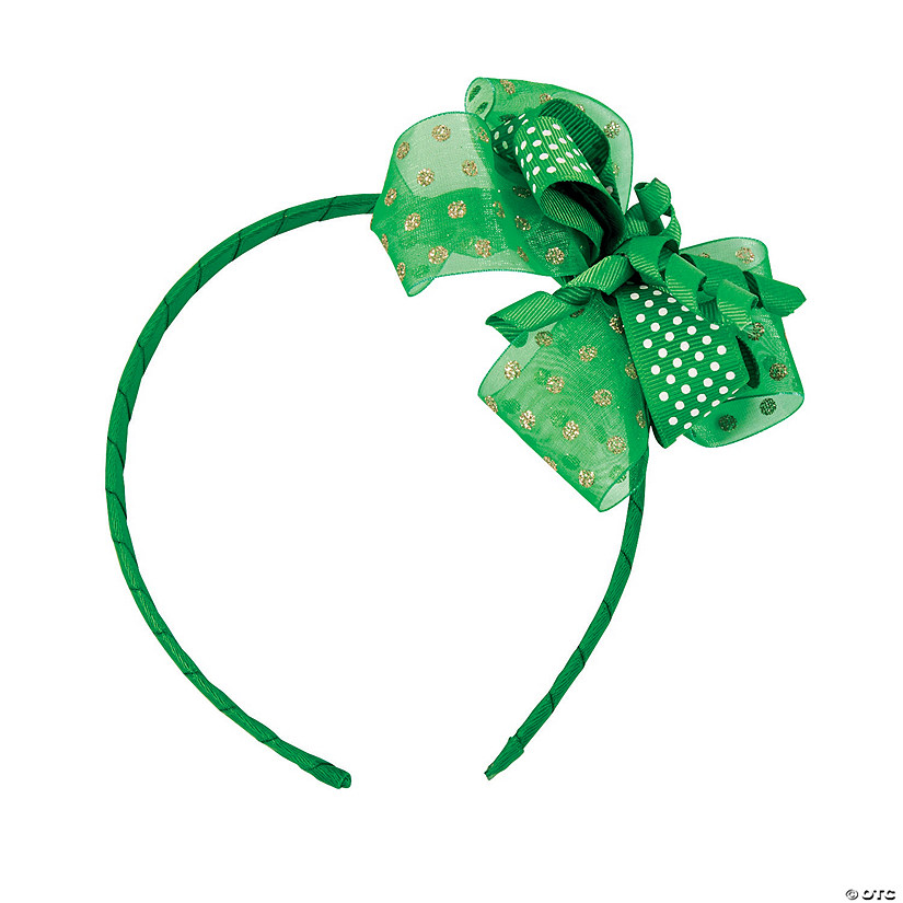 St. Patrick&#8217;s Day Ribbon Headbands Image