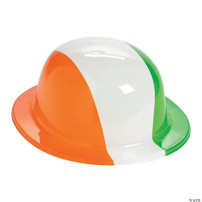 St. Patrick&#8217;s Day Tri-Color Derby Hats - 12 Pc. Image