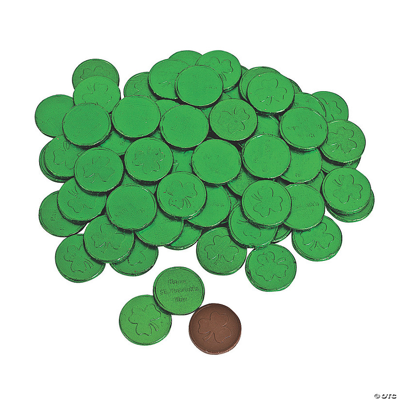 St. Patrick's Day Chocolate Coins - 75 Pc. Image