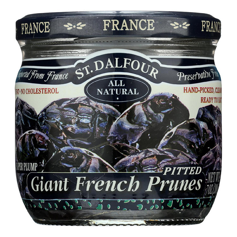 St Dalfour Prunes French Giant Pitted 7 oz Pack of 6 Image