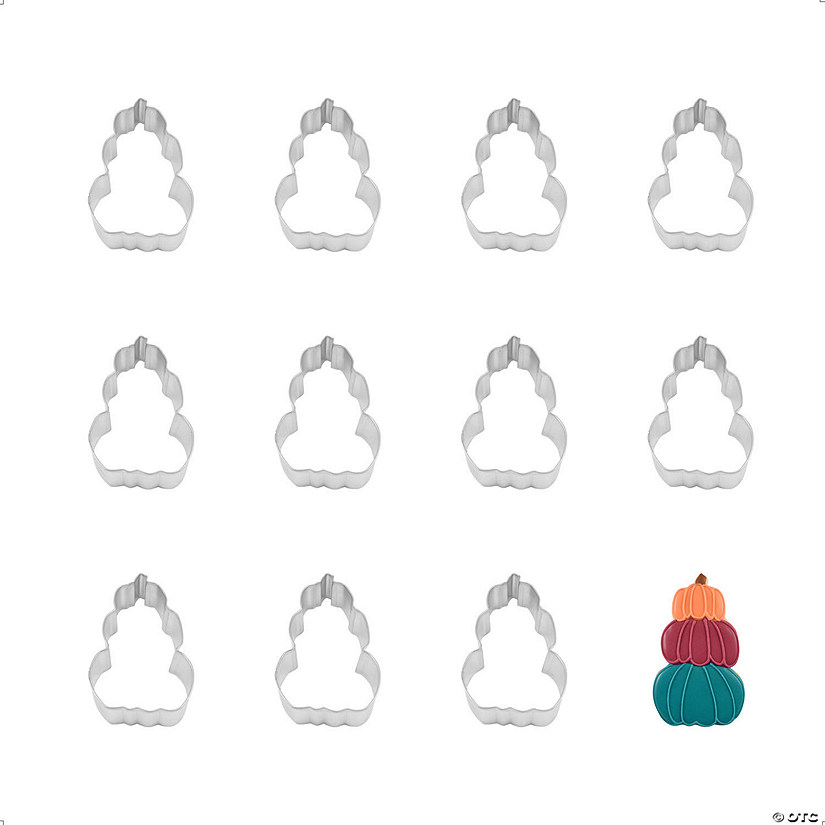 Stacked Pumpkin 4" Cookie Cutters Image