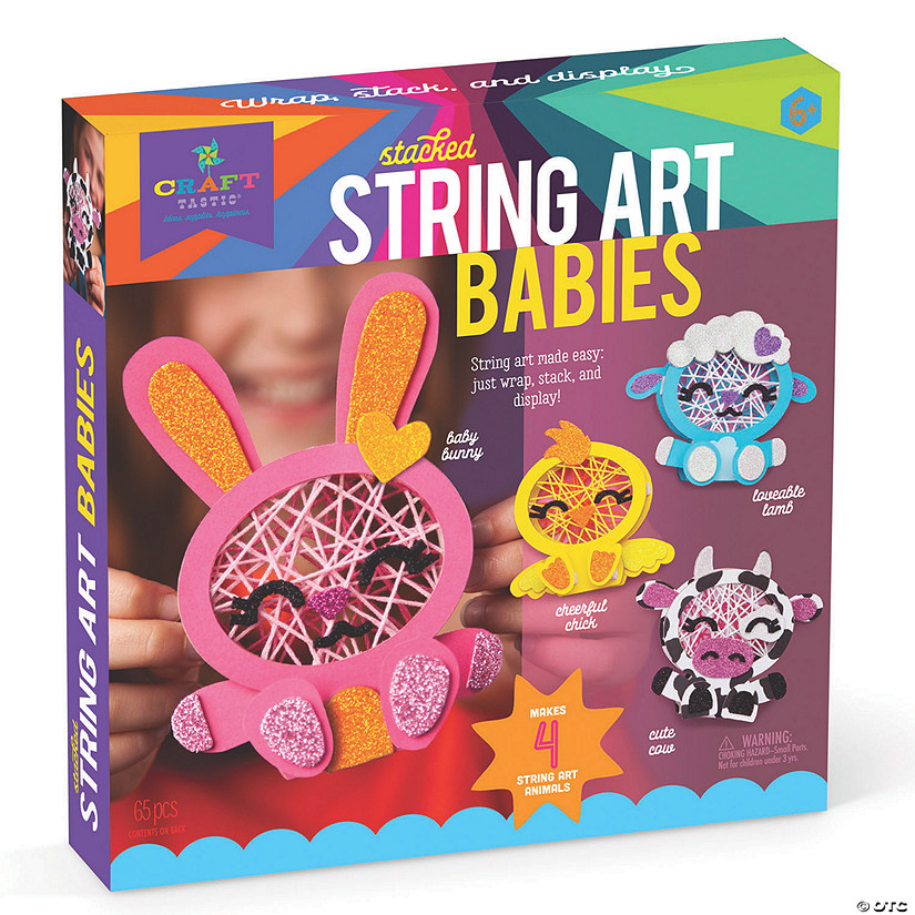 Stacked String Art Babies Image