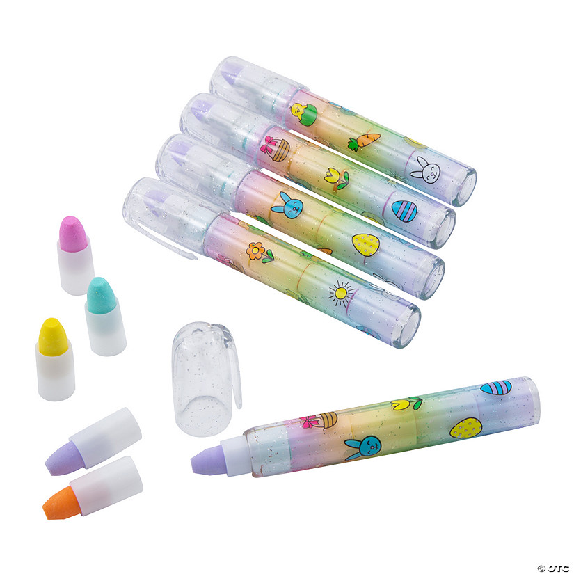 Stacking Easter Erasers - 12 Pc. Image