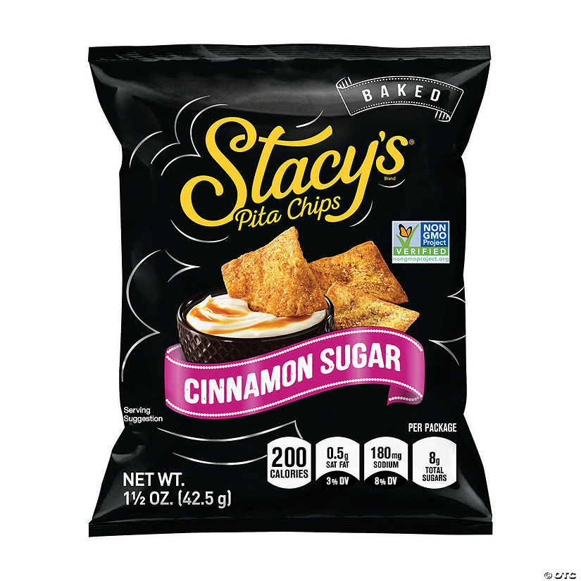 Stacy's Pita Chips Cinnamon Sugar, 1.5 oz, 24 Count Image