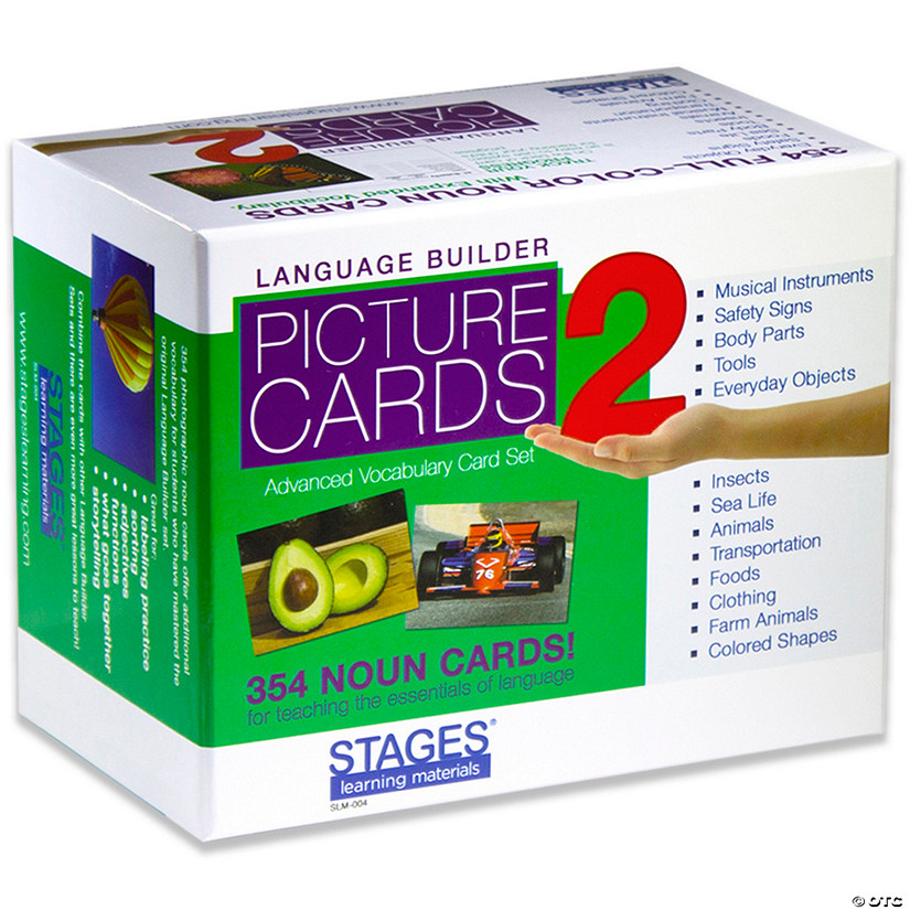 Stages Learning Materials Language Builder Picture Cards, Nouns Set 2 Image