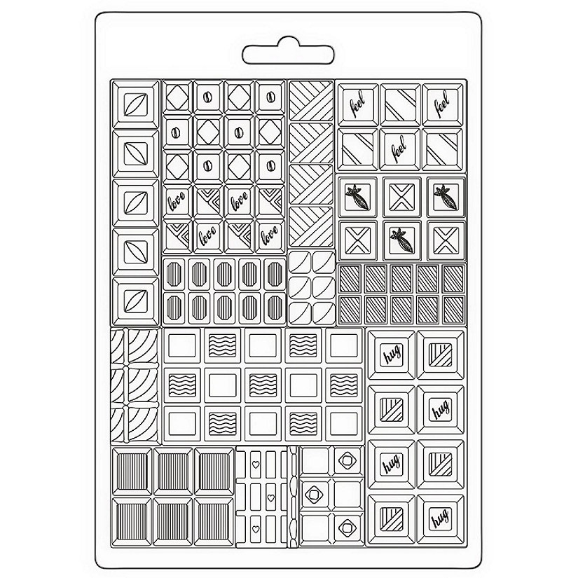 Stamperia Soft Mould A4 - Stampa Per Scrapbooking, Argilla, Journal, Design Hidden Grove - Foto 5