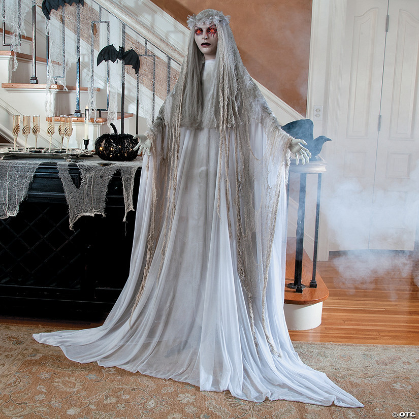 Standing Ghost Girl Halloween Decoration Image