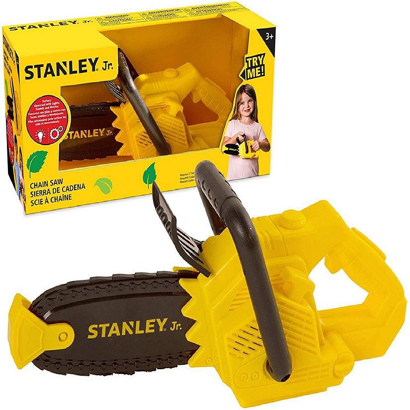 Stanley Jr. Battery Operated Toy Small Blade Chainsaw Image