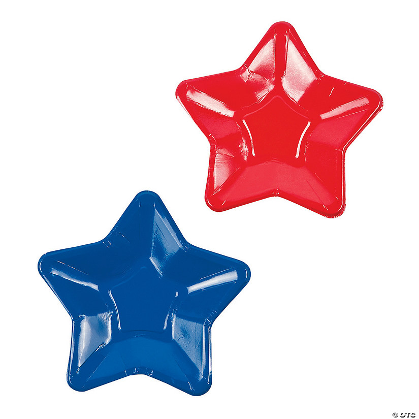 StarShaped Paper Dessert Plates Oriental Trading