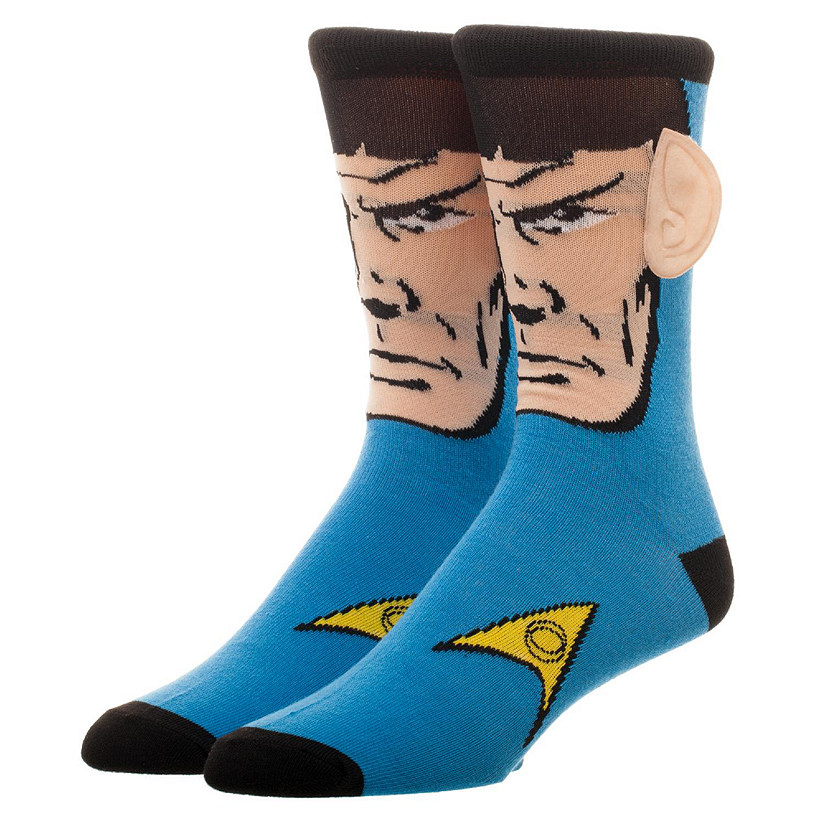 Star Trek Spock With Ears Crew Socks Image