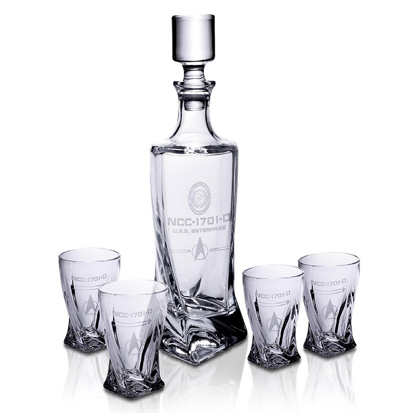 Star Trek: The Next Generation 5-Piece Whiskey Decanter Set Image