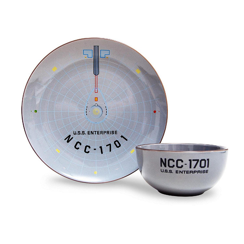 Star Trek: The Original Series NCC-1701 Series 8-Piece Ceramic Dinnerware Set Image