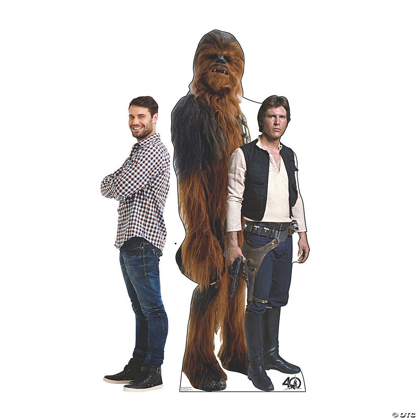Star Wars&#8482; 40th Anniversary Edition Han Solo & Chewbacca Stand-Up Image