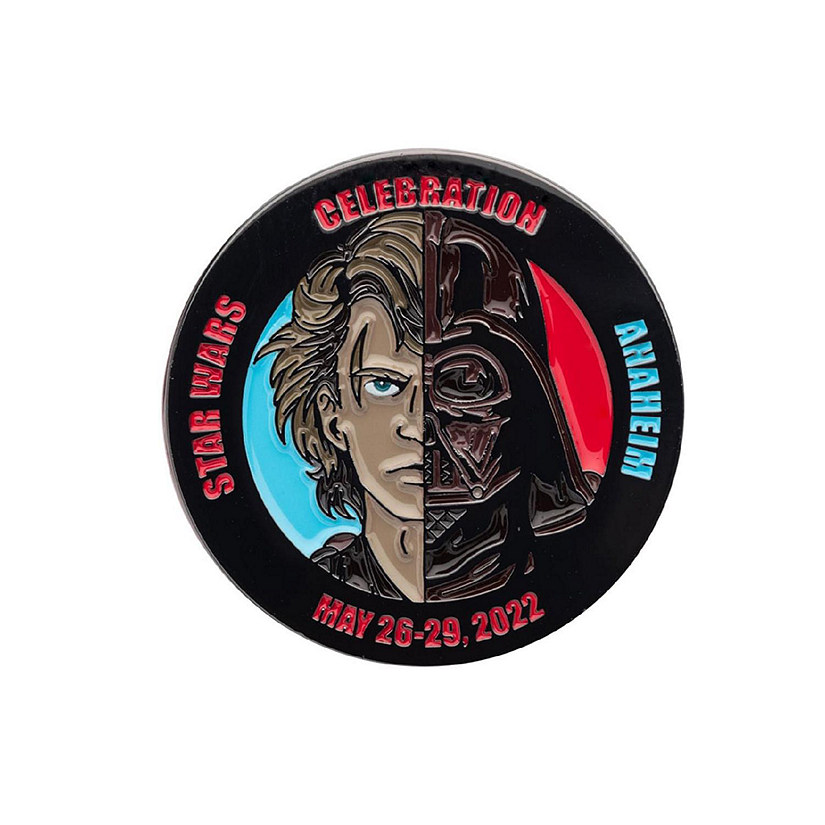 Star Wars Anakin and Darth Vader Limited Edition Enamel Pin  SWC 2022 Exclusive Image