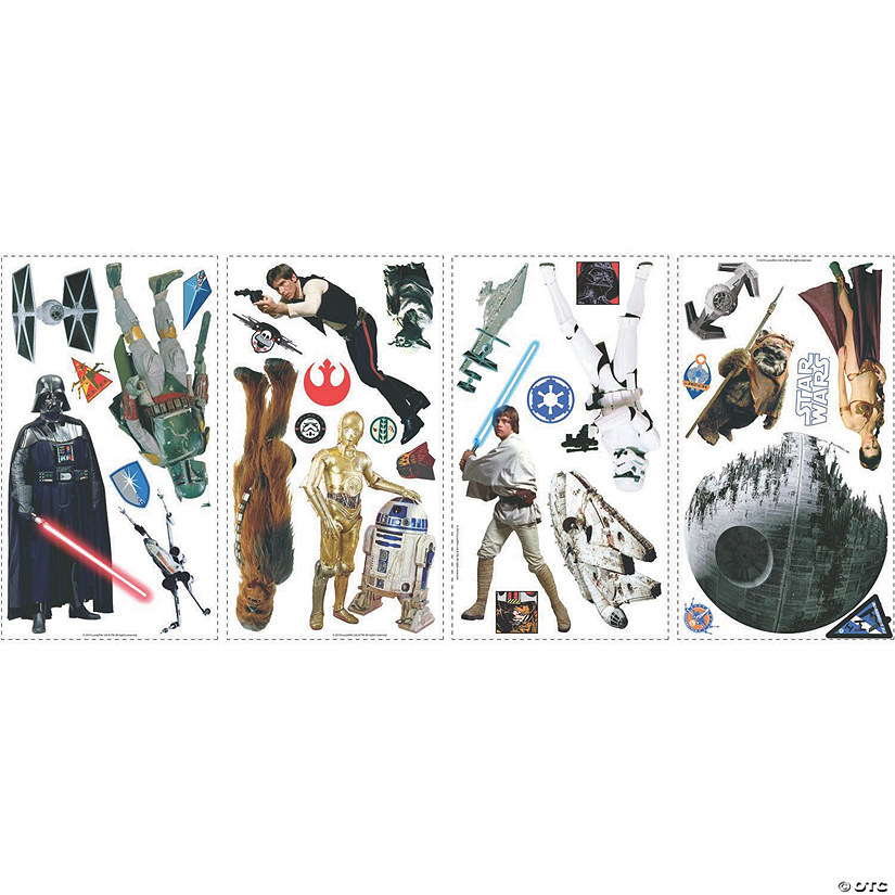Star Wars Classic Peel &amp; Stick  Decals Image
