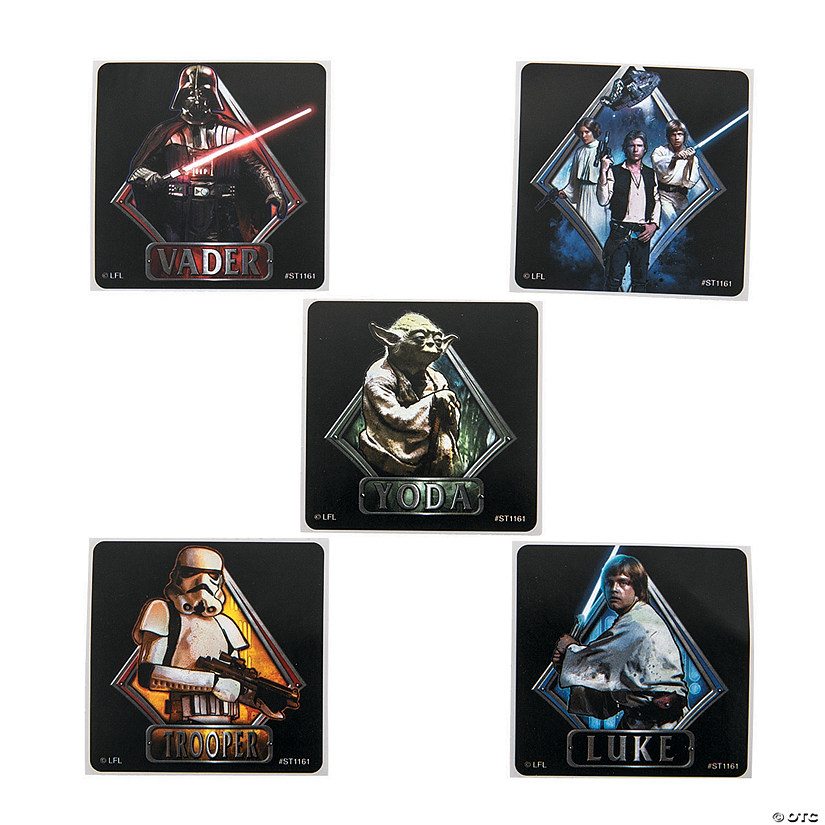Star Wars&#8482; Classic Stickers - 50 Pc. Image