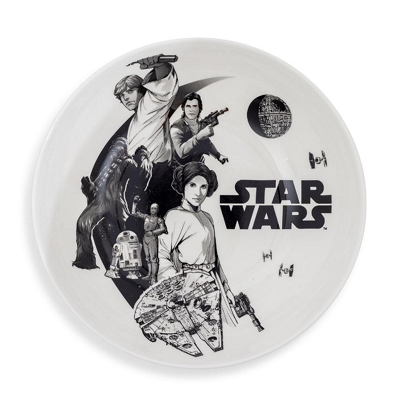 Star Wars Collage 9-Inch Ceramic Coupe Dinner Bowl Image