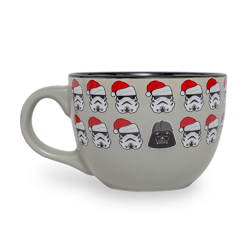 Star Wars Darth Vader Holiday Empire Ceramic Soup Mug  Holds 24 Ounces Image