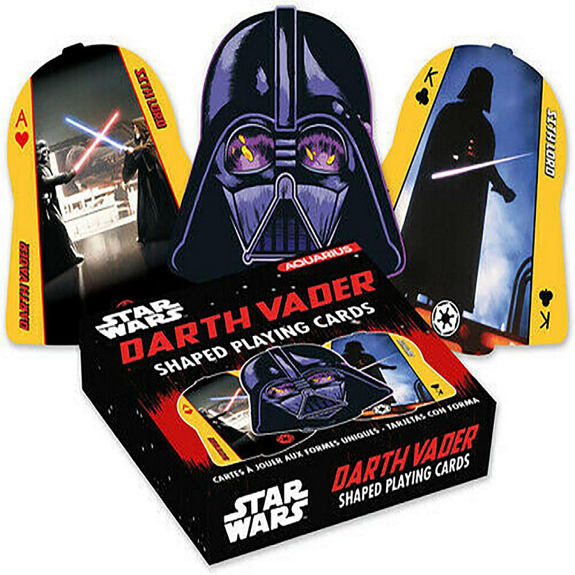 Star Wars Darth Vader Shaped Playing Cards  52 Card Deck + 2 Jokers Image